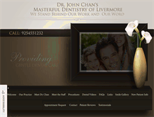 Tablet Screenshot of drjohnchan.com